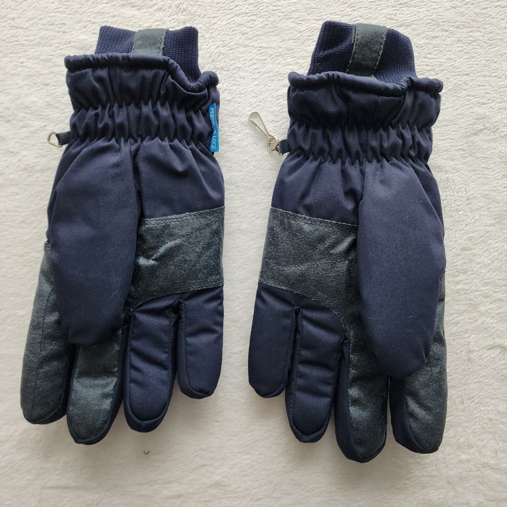Eddie Bauer Winter Gloves Mens XL Navy Blue Insulated Ski Hike Outdoor Gear Cold